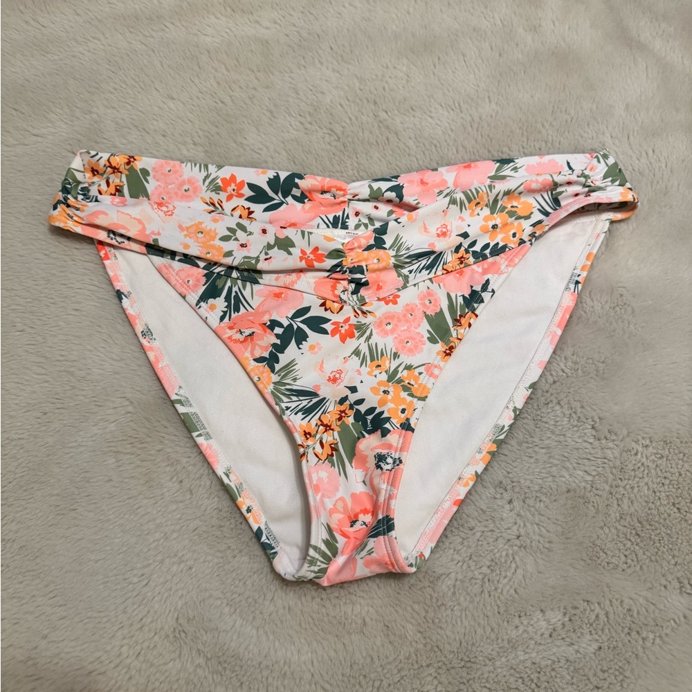 Xhilaration Cheeky Hipster Floral Bikini Bottoms Size Large